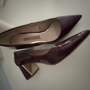 Zara Burgundy Shoe